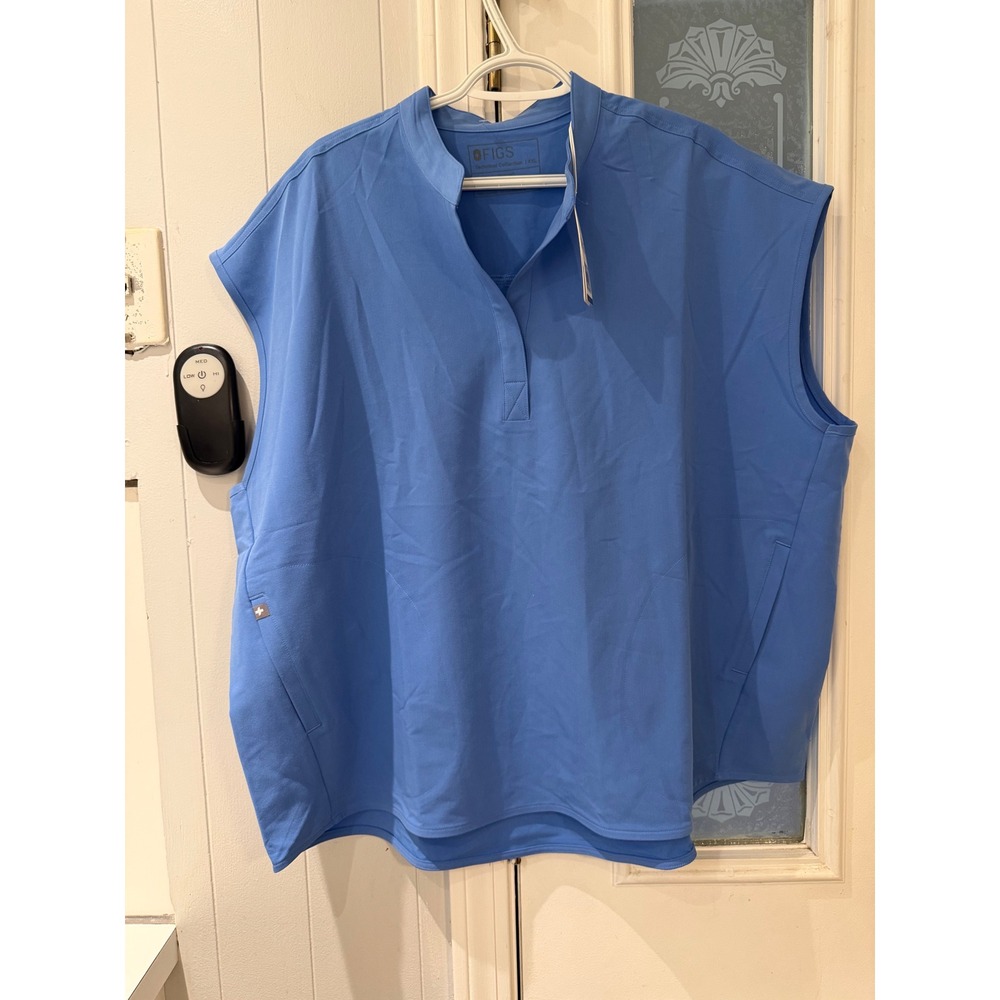 Figs Technical Collection Rafael Three-Pocket Scrub Top Blue XXL 1000214